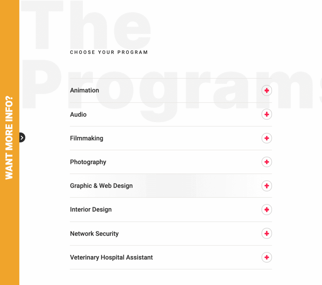 Programs at Centre for Arts and Technology | Emily Chow Marketing