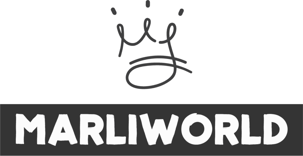 Marliworld logo black and white