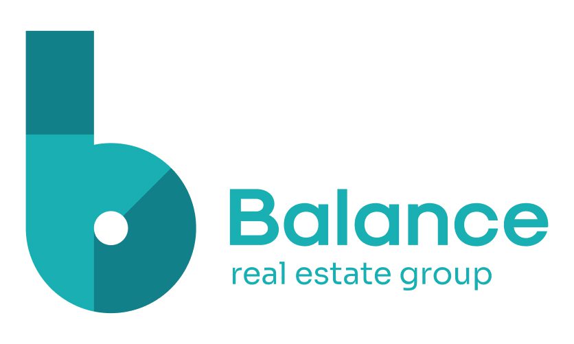 Teal logo for Balance Real Estate Group